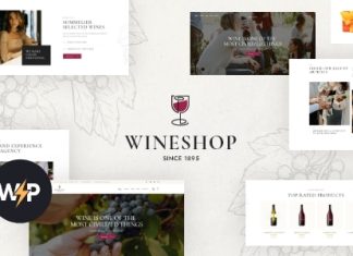 WineShop – Thème WordPress pour magasin de livraison en ligne de nourriture et de vin WineShop Theme WordPress pour magasin de livraison en ligne
