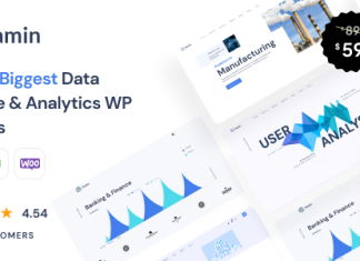 Xamin Theme WordPress SaaS pour la science des donnees