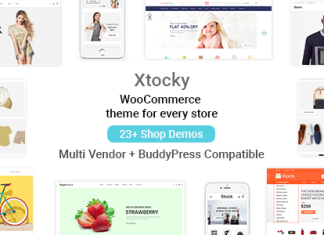 Xtocky theme responsive WooCommerce