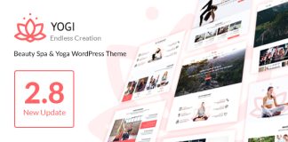 Yogi Theme WordPress de sante beaute et yoga