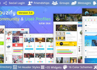 Youzify anciennement Youzer Extension de profil dutilisateur BuddyPress Community