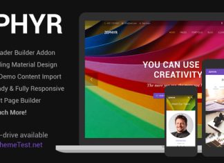 Zephyr Theme Material Design