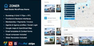 Zoner Theme WordPress pour limmobilier