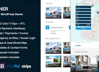 Zoner Theme WordPress pour limmobilier