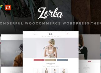Zorka Magnifique theme WooCommerce de mode