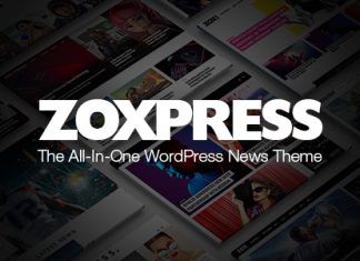 ZoxPress Le theme WordPress de news tout en un