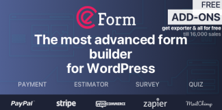 eForm Constructeur de formulaires WordPress