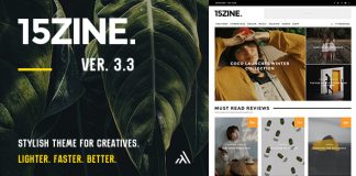 15Zine Theme WordPress de magazine de journal de blog.jpg
