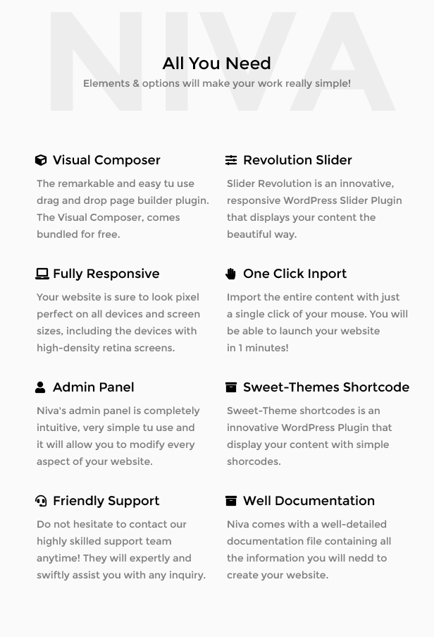 Niva - Creative Agency WordPress Theme