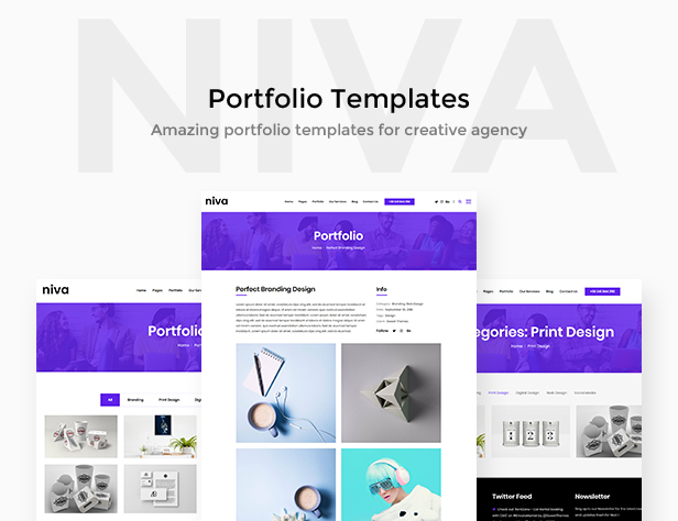 Niva - Creative Agency WordPress Theme