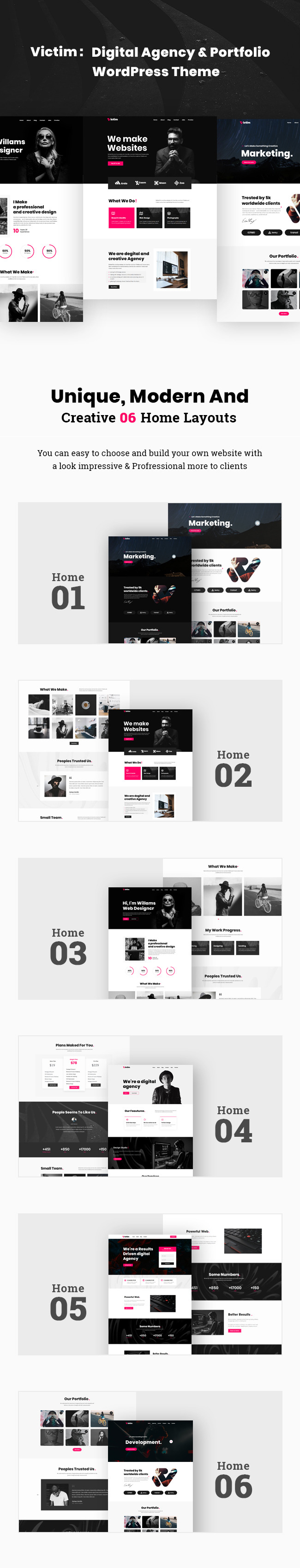 theme features one
