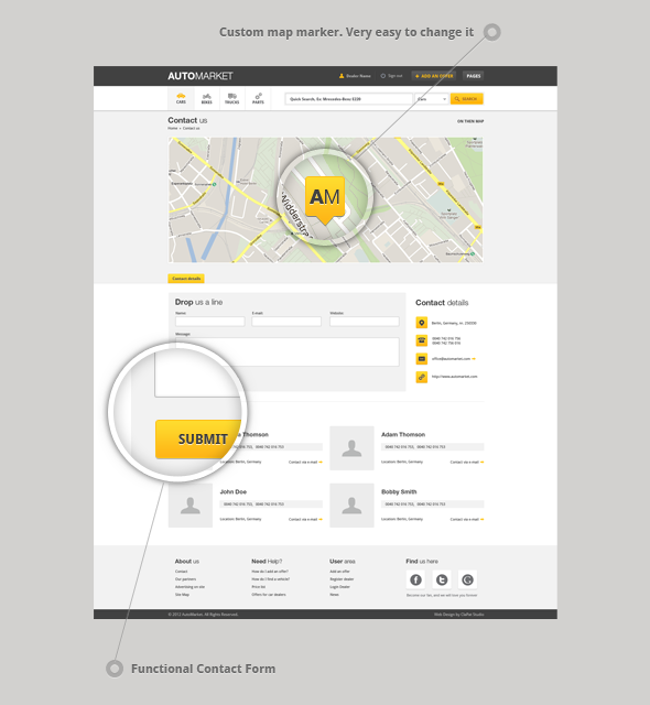 AutoMarket - HTML Vehicle Marketplace Template - 4