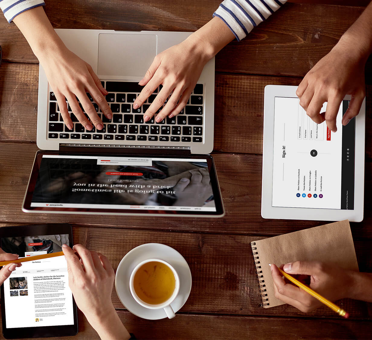 Petition WeChange - One Page WordPress Theme - 6