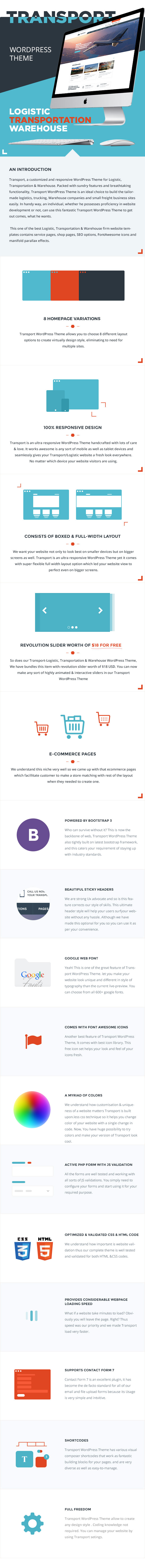 Transport - Logistic WordPress Theme - 1