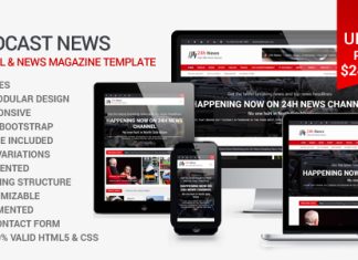 24h Actualités I Modèle de magazine HTML 24h Actualites I Modele de magazine HTML.jpg