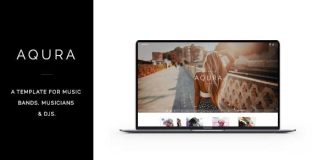 AQURA Modele HTML pour groupe de musique musiciens et.jpg