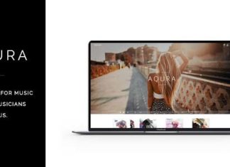 AQURA Modele HTML pour groupe de musique musiciens et.jpg