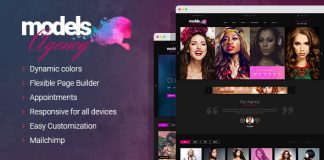 Agence de mannequins Theme WordPress de portfolio de mode.jpg