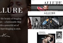 Allure – Thème de blog Beauté & Mode Allure Theme de blog Beaute Mode.png