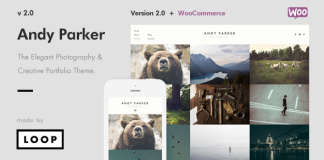 Andy Parker Theme WordPress de photographie creative et de.png