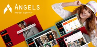 Angel Theme WordPress CMS pour agence de mannequins de.jpg