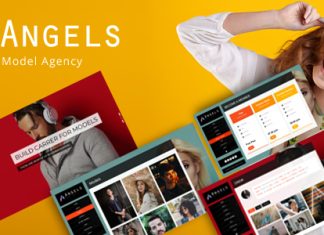 Angel Theme WordPress CMS pour agence de mannequins de.jpg