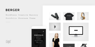 Berger Theme de portfolio dagence creative WordPress.png