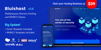 Bluishost Hebergement Web Reactif avec Themes WHMCS.png
