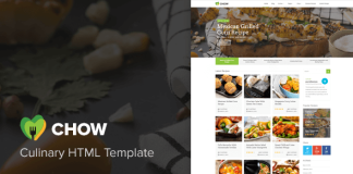 Chow Modele HTML de blog de recettes et de.png