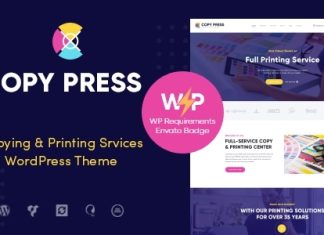 CopyPress Theme WordPress pour services de conception et dimpression.jpg