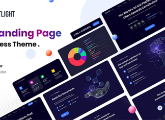 Cryptlight Theme WordPress de page datterrissage pour ICO NFT.png