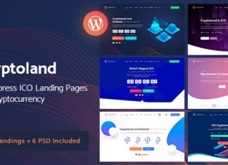Crypto land Theme WordPress de page datterrissage pour les crypto monnaies.jpg
