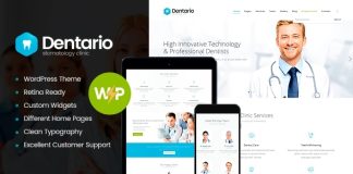 Dentario Theme WordPress pour Dentistes Professionnels de la Sante.jpg