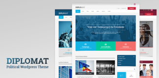 Diplomate Theme WordPress Responsive pour Campagne Politique Parti et.png