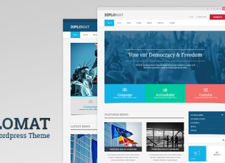 Diplomate Theme WordPress Responsive pour Campagne Politique Parti et.png