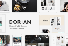 Dorian Theme WordPress Multi Concept Rafine.png