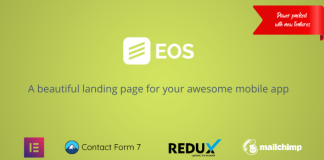 EOS Un theme de landing page dapplication reactif.png