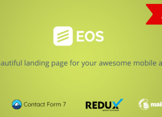 EOS Un theme de landing page dapplication reactif.png