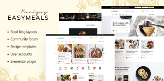 EasyMeals Theme WordPress pour blog culinaire.png