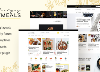 EasyMeals – Thème WordPress pour blog culinaire EasyMeals Theme WordPress pour blog culinaire.png