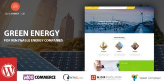 Energie verte Theme WordPress pour entreprise denergies renouvelables.jpg