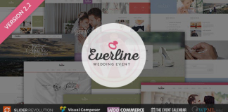 Evenement de mariage Theme WordPress Everline.png