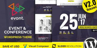 Evont Theme WordPress pour evenements et conferences.jpg