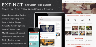 Extinct Theme WordPress Portfolio Retro Vintage.png