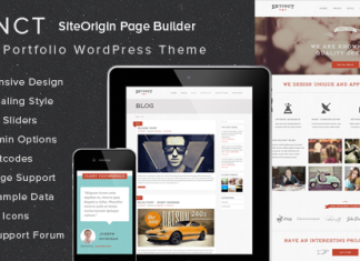 Extinct Theme WordPress Portfolio Retro Vintage.png