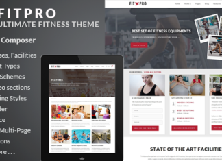 FitPro Theme WordPress pour evenements de fitness salle de.png