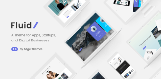 Fluide Theme de page de demarrage et de presentation.png