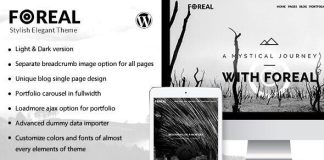 Foreal Theme WordPress pour Realisateur et Scenariste.jpg