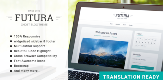 Futura Theme Ghost reactif et minimaliste.png