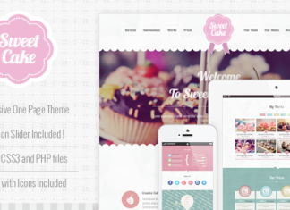Gateau Sucre Theme dune Page HTML5 Reactif.png